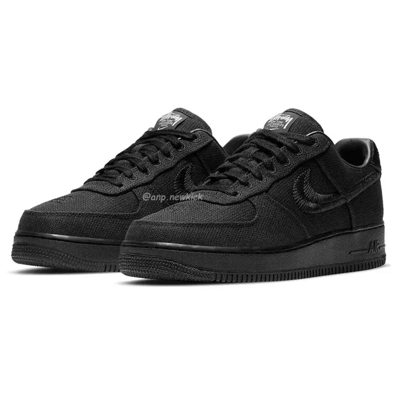 Nike Air Force 1 Low Stussy Black Cz9084 001 (6) - newkick.org