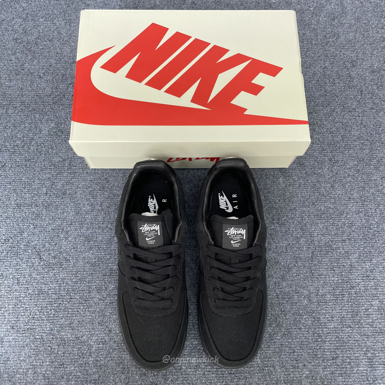 Nike Air Force 1 Low Stussy Black Cz9084 001 (7) - newkick.org