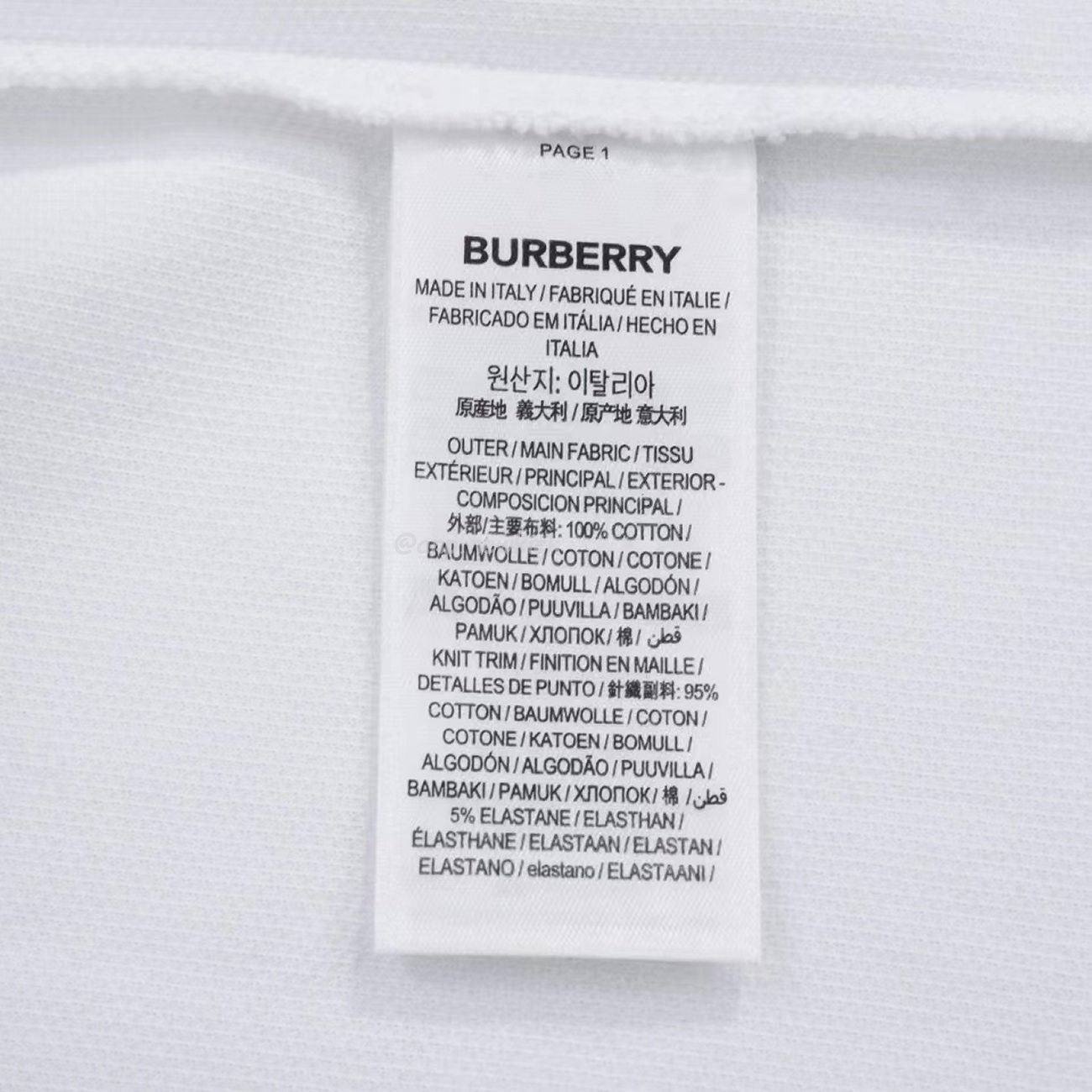Burberry Polo Shirt Checkered White Black (7) - newkick.org