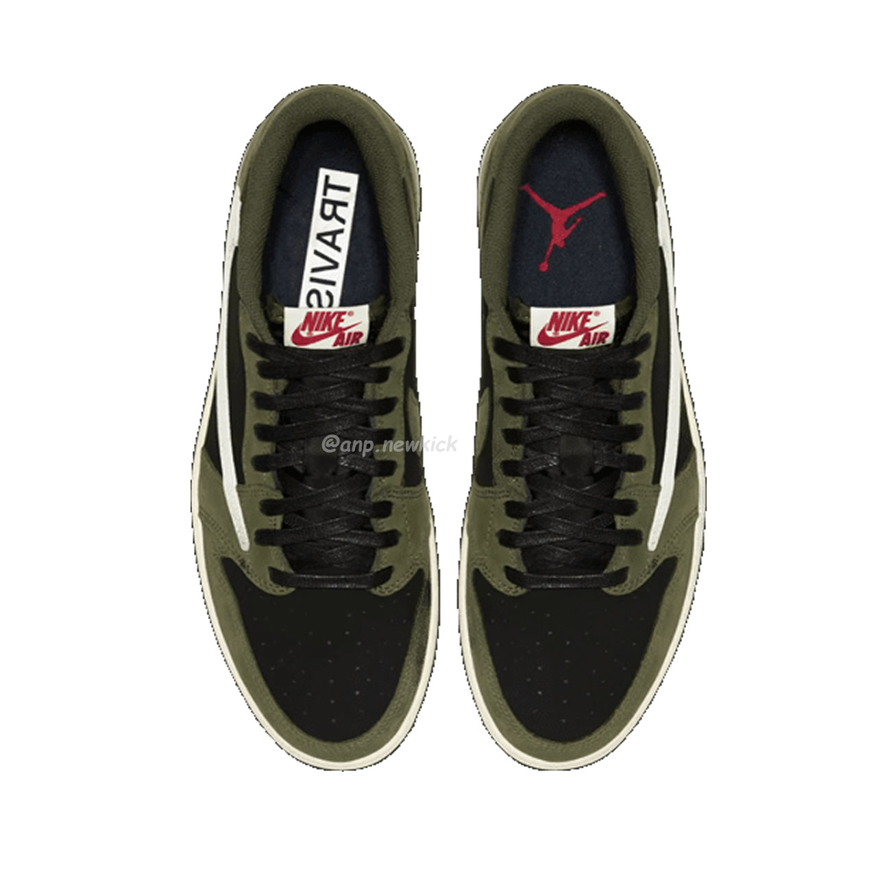 Travis Scott X Nike Air Jordan 1 Retro Low Og Sp Black Olive Dm7866 002 (5) - newkick.org