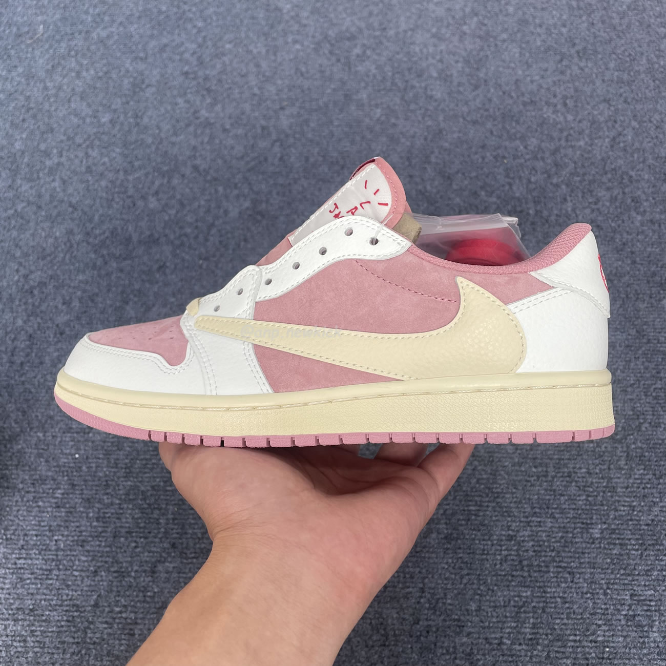 Air Jordan 1 Retro Low Og Sp Travis Scott Sail Shy Pink Dm7866 106 (9) - newkick.org