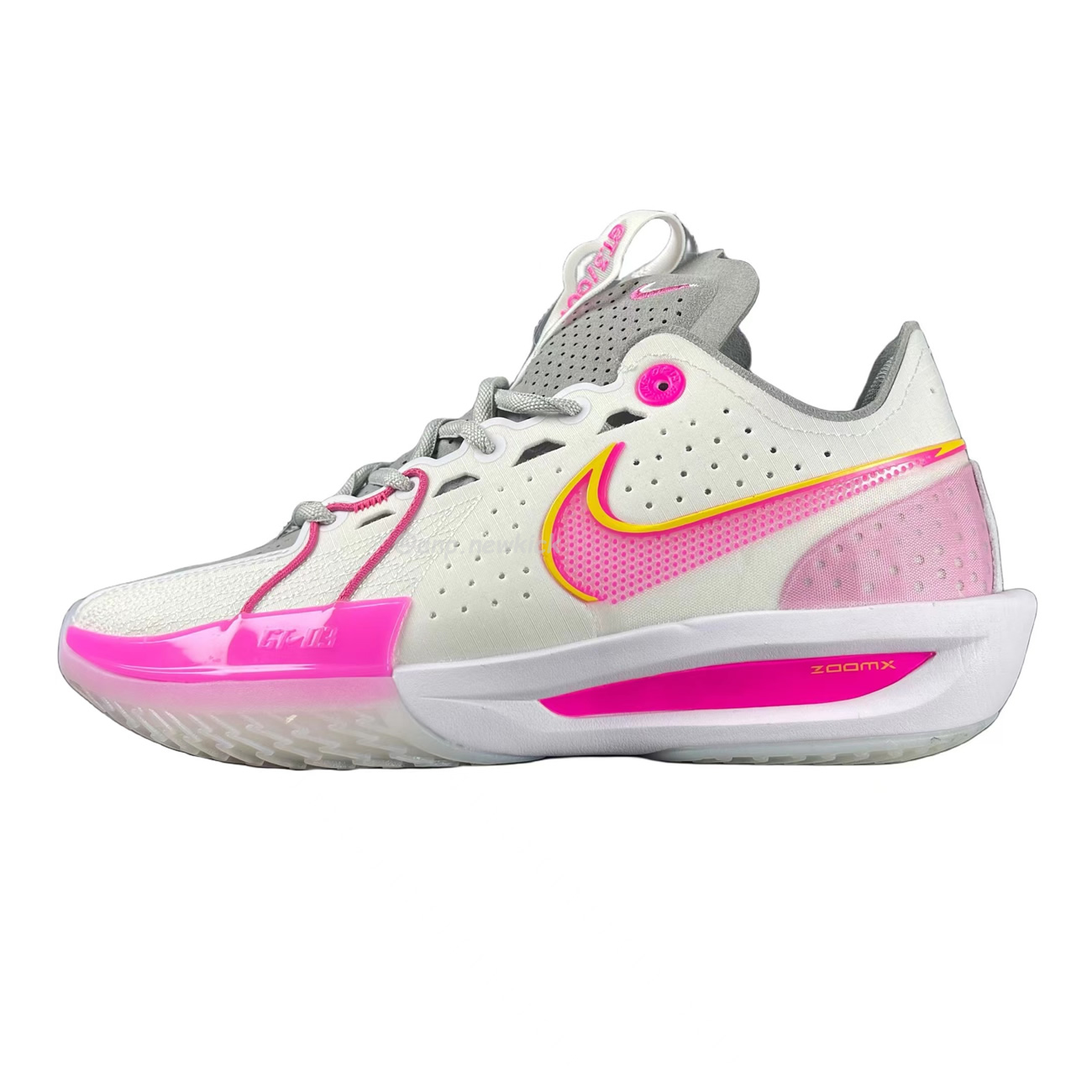 Nike Zoom Gt Cut 3 Be True To Her School White Picante Red Vapor Green University Think Pink (7) - newkick.org