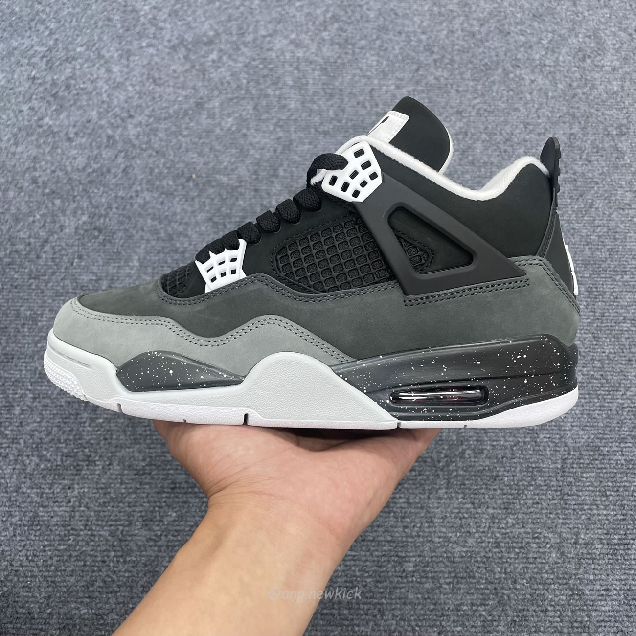 Air Jordan 4 Retro Fear Black Grey Fq8138 002 (5) - newkick.org