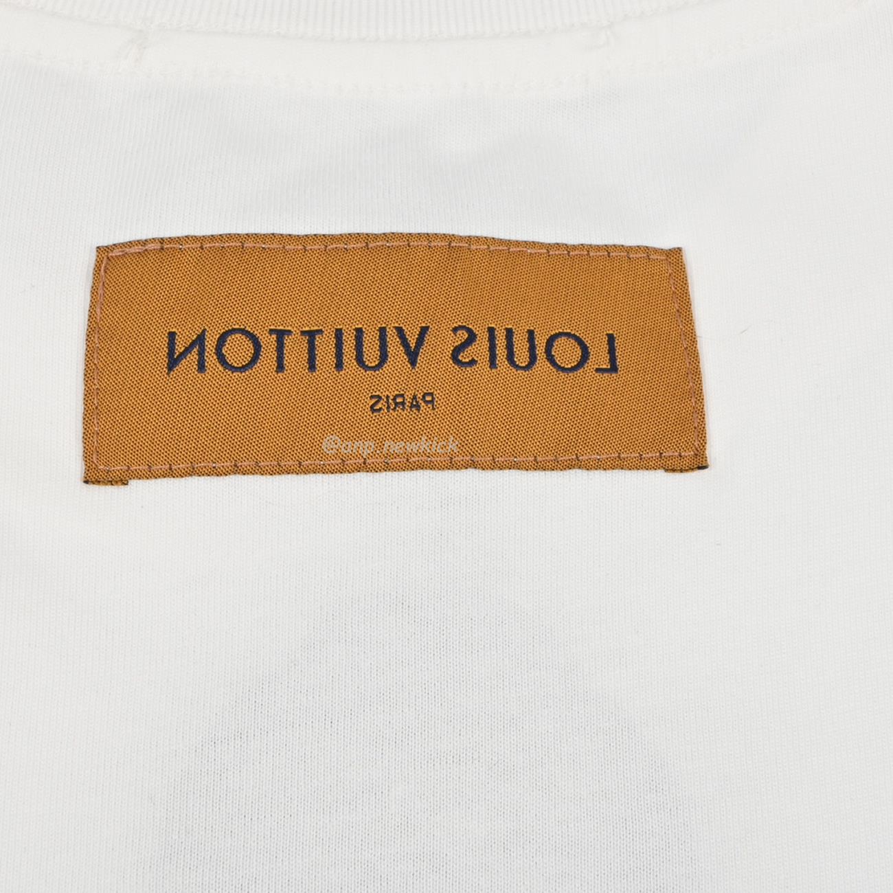 Louis Vuitton Geometric Curve Neon Printed Short Sleeved T Shirt (4) - newkick.org