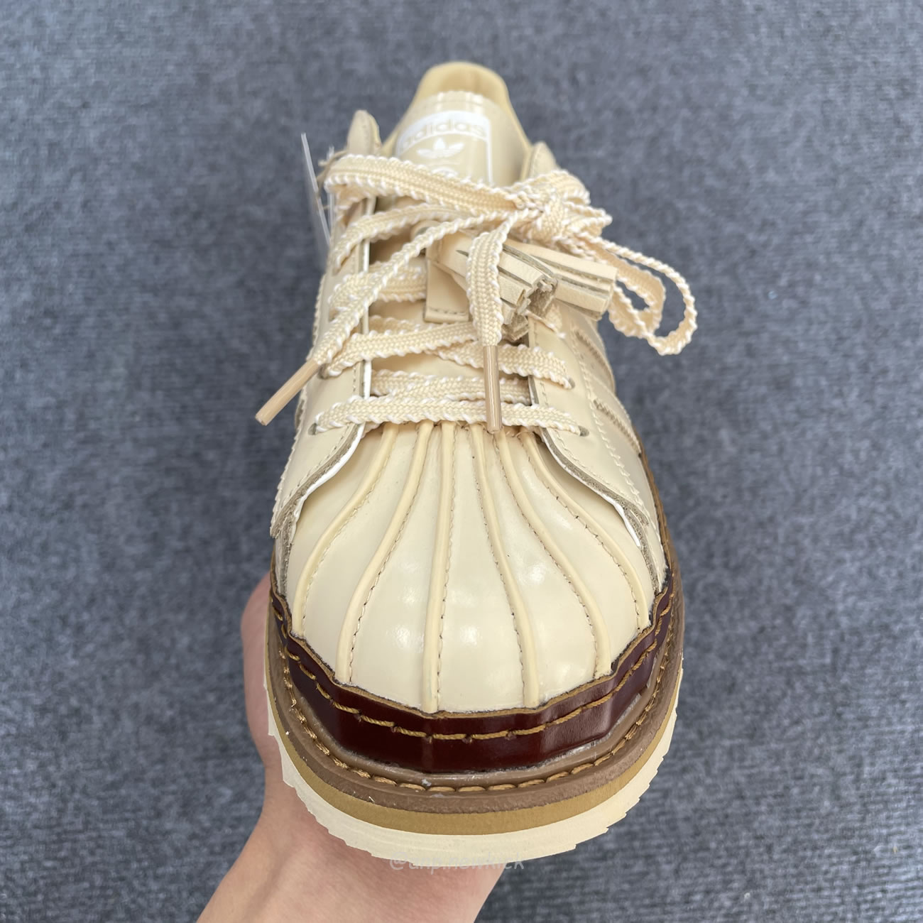 Adidas Superstar Clot By Edison Chen Milk Tea Jq6117 (7) - newkick.org