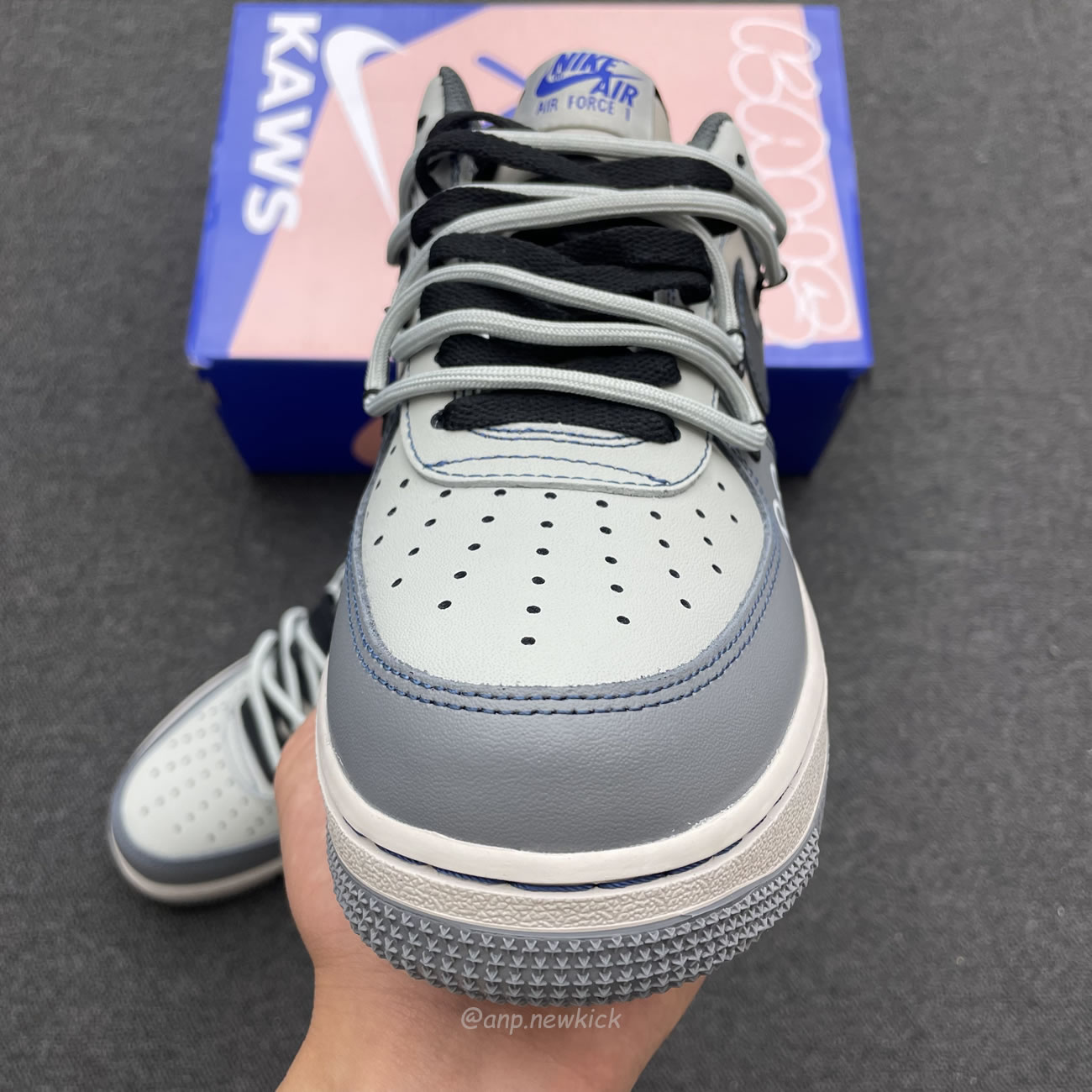 Nike Kaws X Air Force 1 Low Grey Royal Ks6869 333 (9) - newkick.org