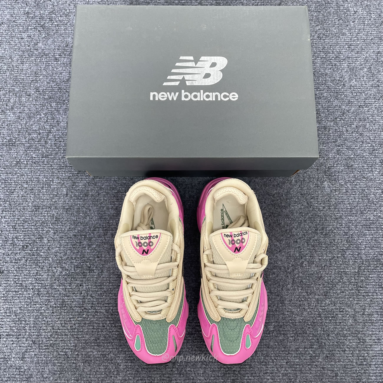 New Balance 1000 Tan Pink Green M1000mc (5) - newkick.org