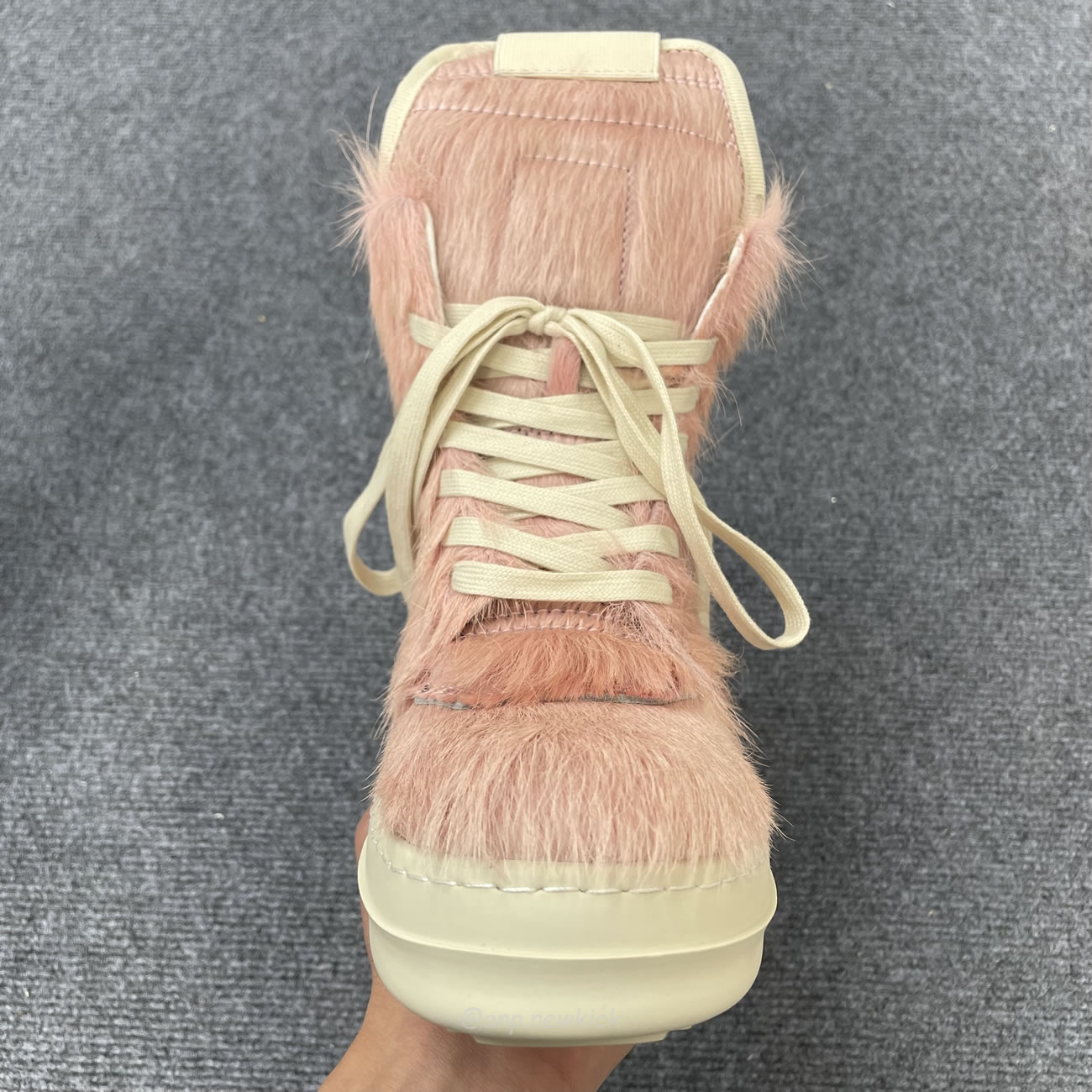 Rick Owens Geobasket Kuhfell Dusty Rosa Milch Rr02b2894lhl 8311 (5) - newkick.org