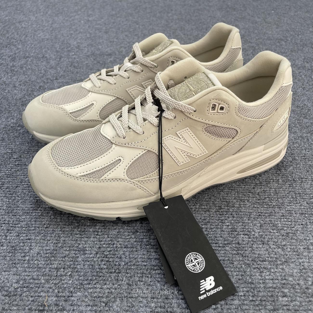 New Balance 991v2 Miuk Stone Island Ghost Pack Sand U991se2 (7) - newkick.org