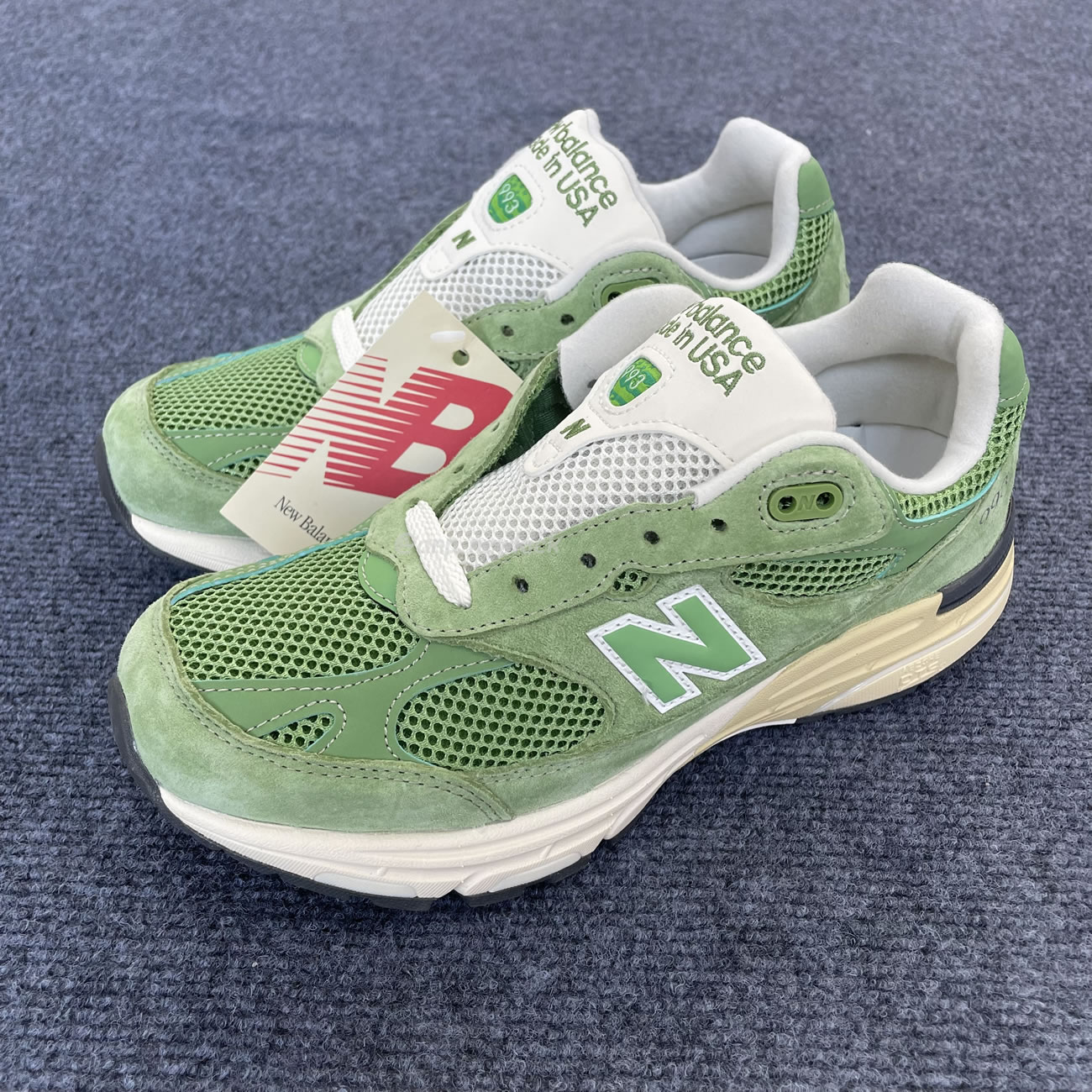 New Balance 993 Miusa Teddy Santis Chive U993gw (4) - newkick.org