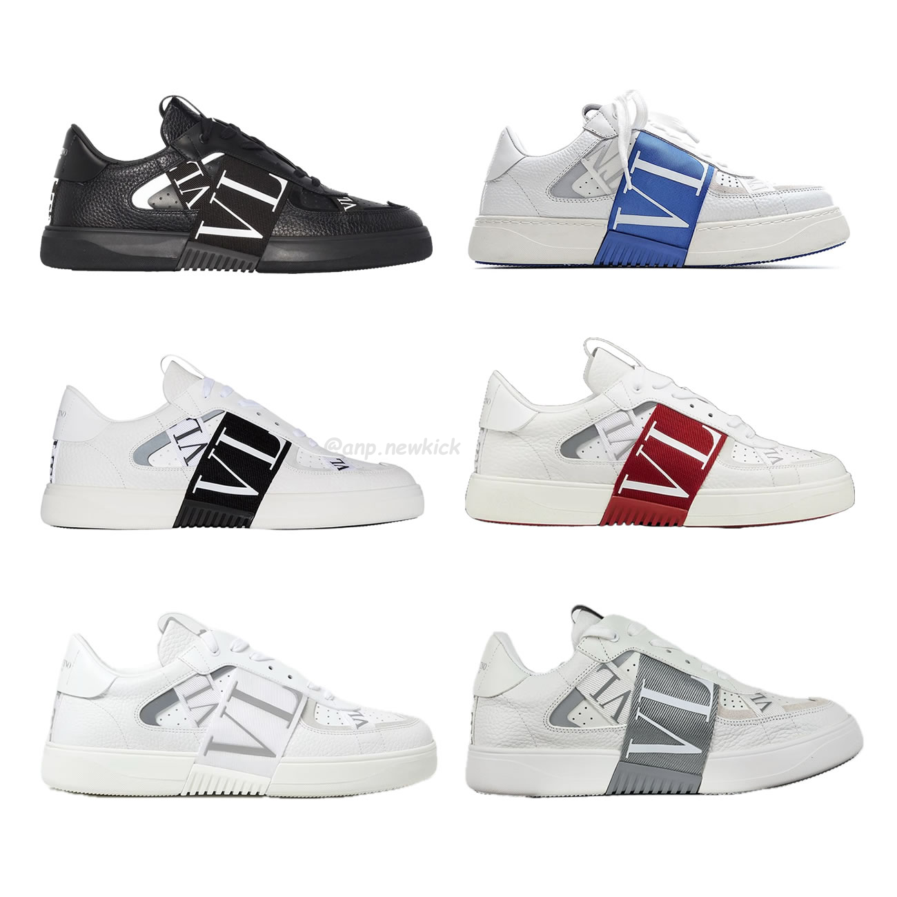 Valentino Garavani Vl7n Sneaker Low Top White Black Grey Red Blue Ys0c58wrq 24p (1) - newkick.org