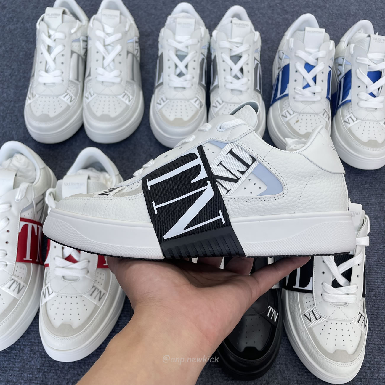 Valentino Garavani Vl7n Sneaker Low Top White Black Grey Red Blue Ys0c58wrq 24p (12) - newkick.org