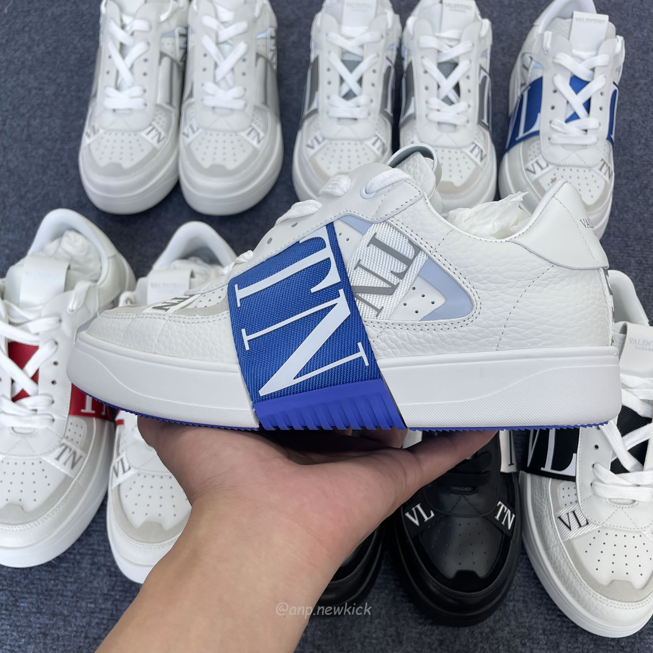 Valentino Garavani Vl7n Sneaker Low Top White Black Grey Red Blue Ys0c58wrq 24p (13) - newkick.org