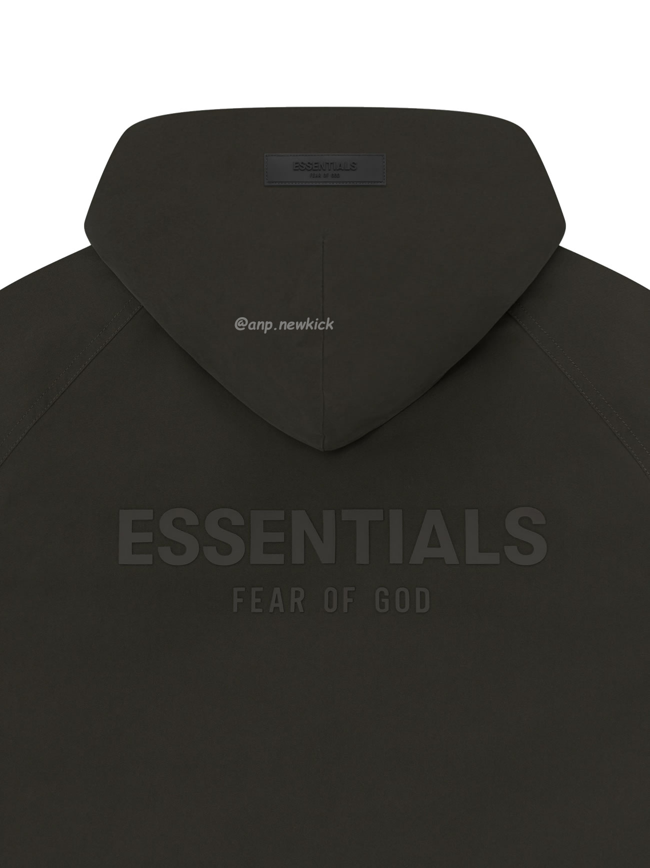 Fear Of God Essentials Fog 23fw Zipper Hooded Cotton Jacket Brown Black Elephant White S Xl (3) - newkick.org