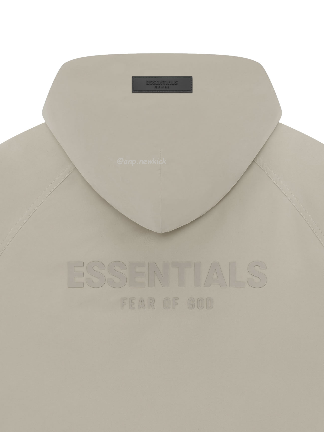 Fear Of God Essentials Fog 23fw Zipper Hooded Cotton Jacket Brown Black Elephant White S Xl (6) - newkick.org