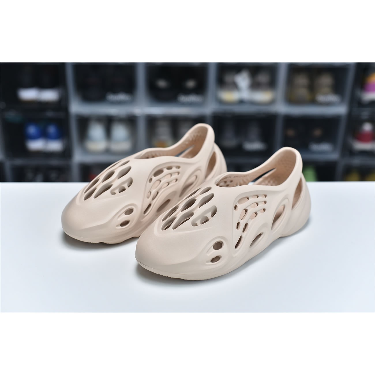 adidas Yeezy Crocs Clog Foam Runner Colors: Beige Black Orange White