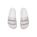 Balenciaga Slippers Dames For Men Women All Black White 506347 WAL00 9061