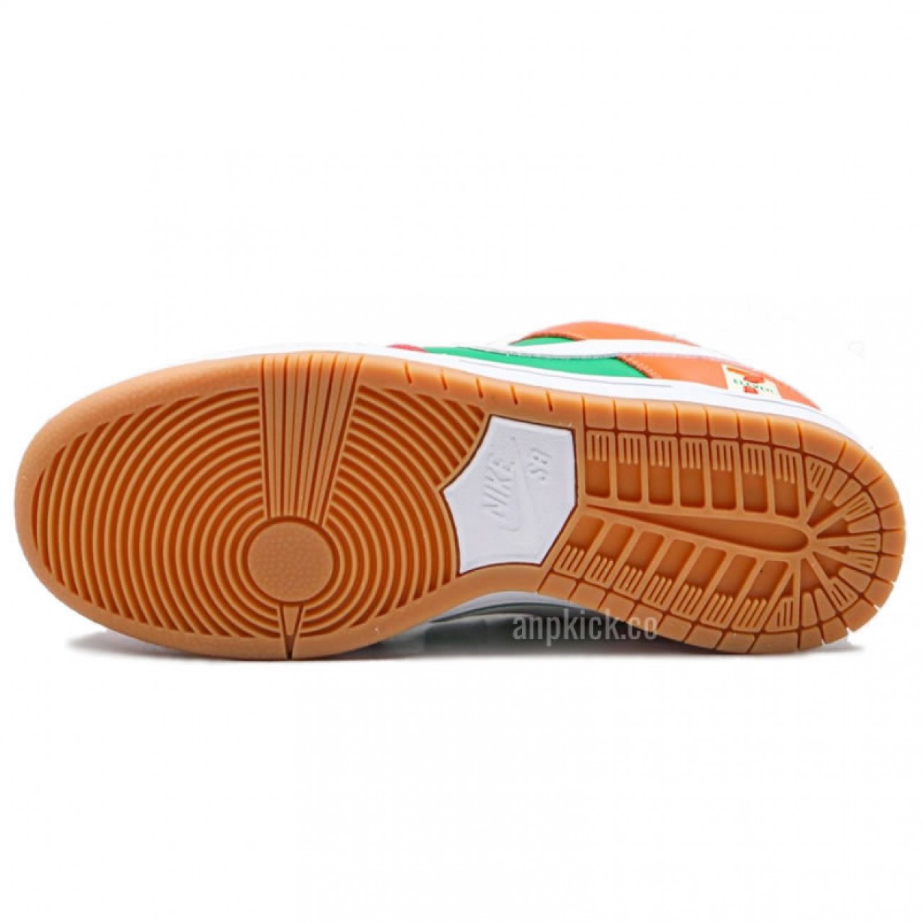 Nike SB Dunk Low x 7-Eleven Red Orange Green Skateboarding Shoes CZ5130-600