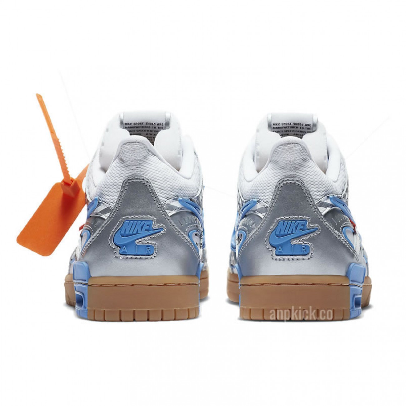 OFF-WHITE x Nike Air Rubber Dunk "University Blue" Release Date CU6015-100