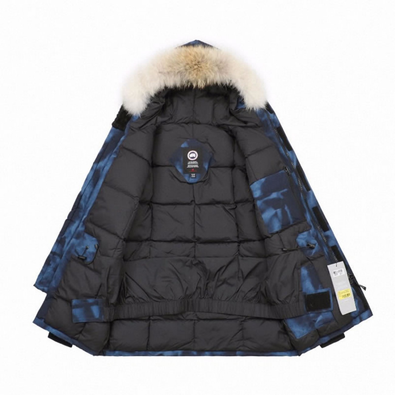 08 ' Canada Goose '19FW Expedition 4660MA Down Jacket Coat "Camouflage Blue"