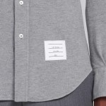 Thom Browne Rwb Armband Shirt Black & Grey