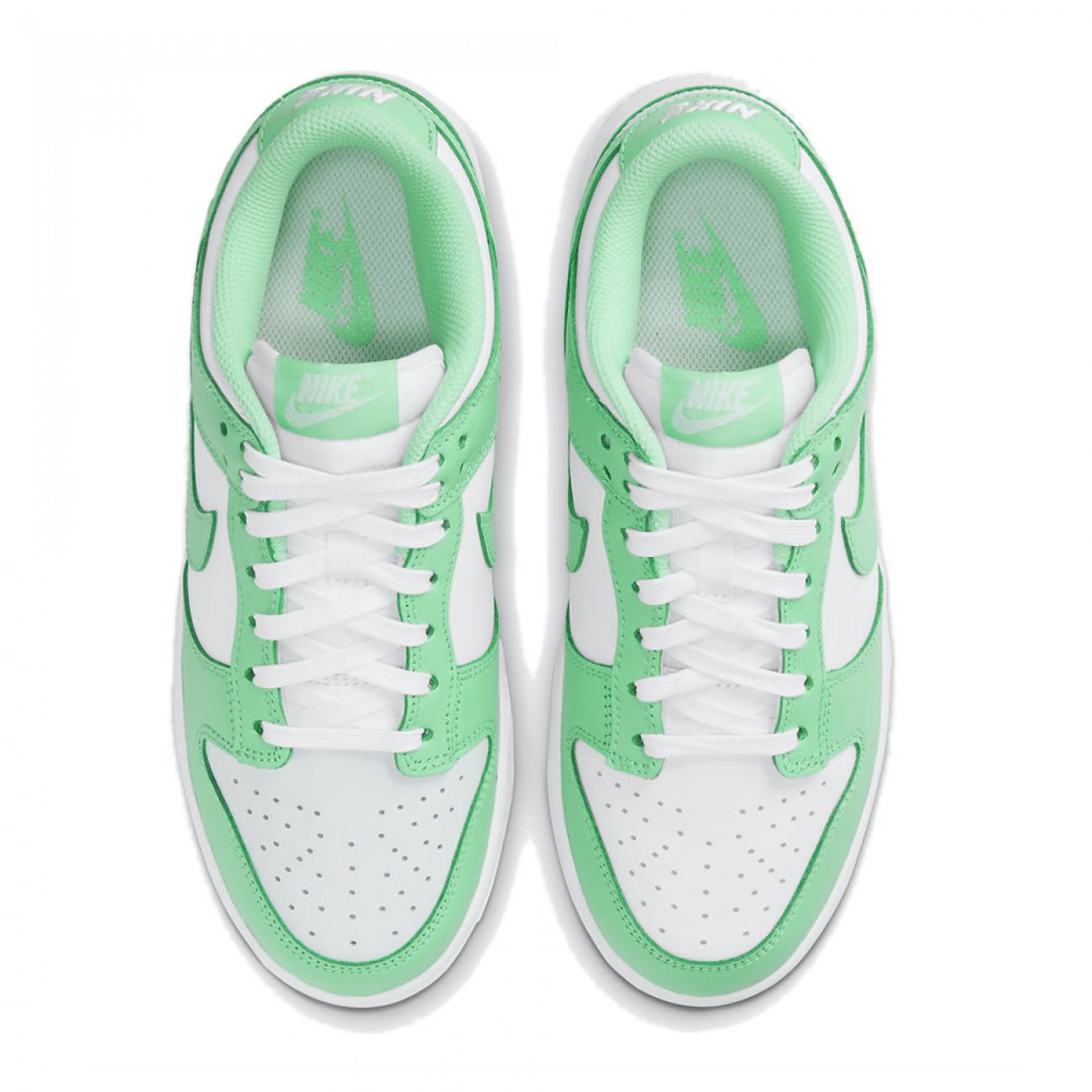 Nike Dunk Low WMNS MENS "Green Glow" White Green DD1503-105