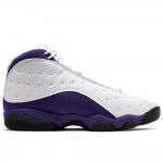 Air Jordan 13 "Lakers" White Black Court Purple University Gold 414571-105