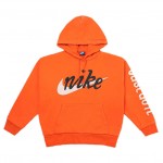 Nike Just Do It Hoodie Black & Orange