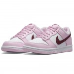 Nike Dunk Low GS "Strawberry Pink" White Pink Red CW1590-601