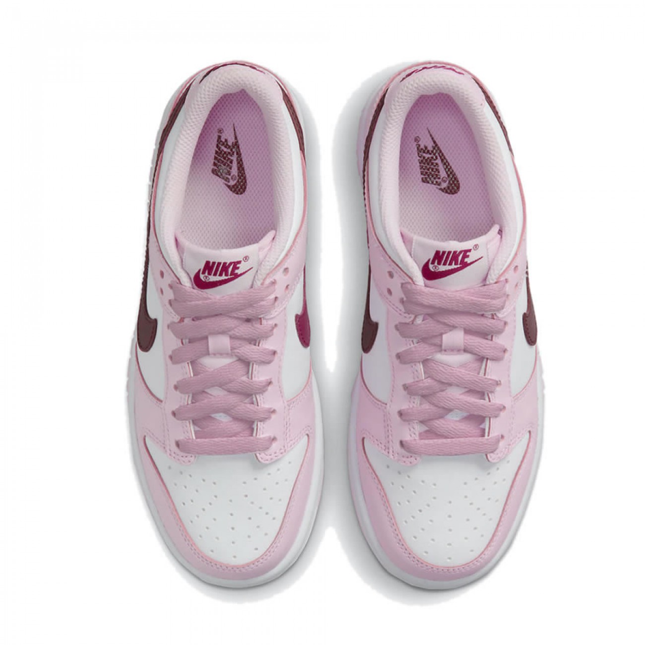 Nike Dunk Low GS "Strawberry Pink" White Pink Red CW1590-601
