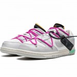 Off-White x Nike SB Dunk Low Lot 30 Of 50 Sail/Neutral Grey-Pink DM1602-122