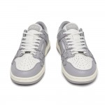 A.M.I.R.I Skel Top Low Leather Sneakers Grey White MFS003-043