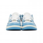 A.M.I.R.I Skel Top Low Leather Sneakers Blue MFS003-462
