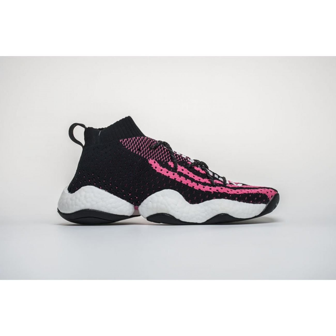 Pharrell Williams x adidas Crazy BYW "Solar Pink" Black Mens Womens Size Basketball Shoes G28182