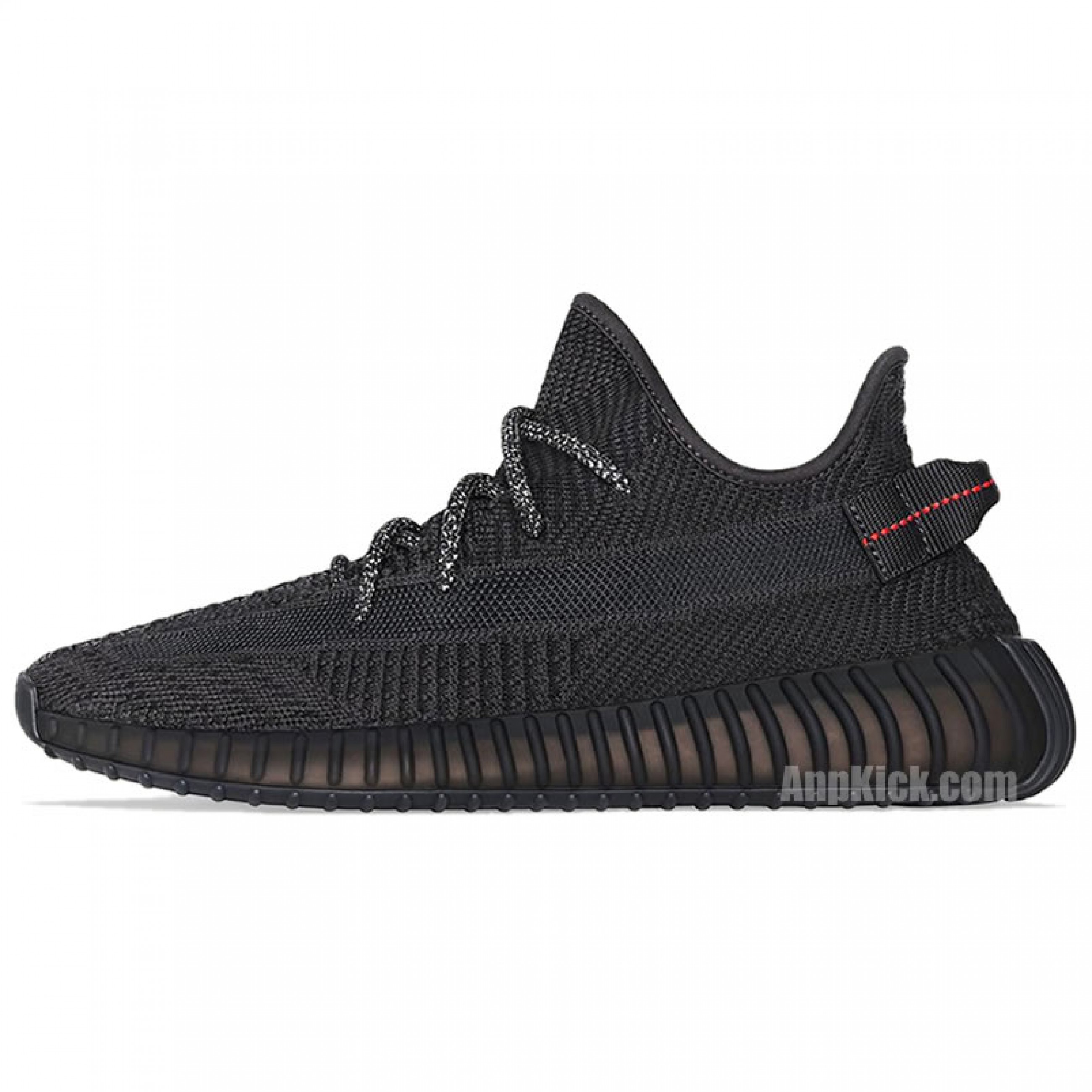 Adidas Yeezy Boost 350 V2 "Static" Black None-Reflective FU9006