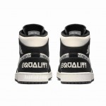 Air Jordan 1 Mid BHM "Equality" 2019 Melo AJ1 Shoes 852542-010