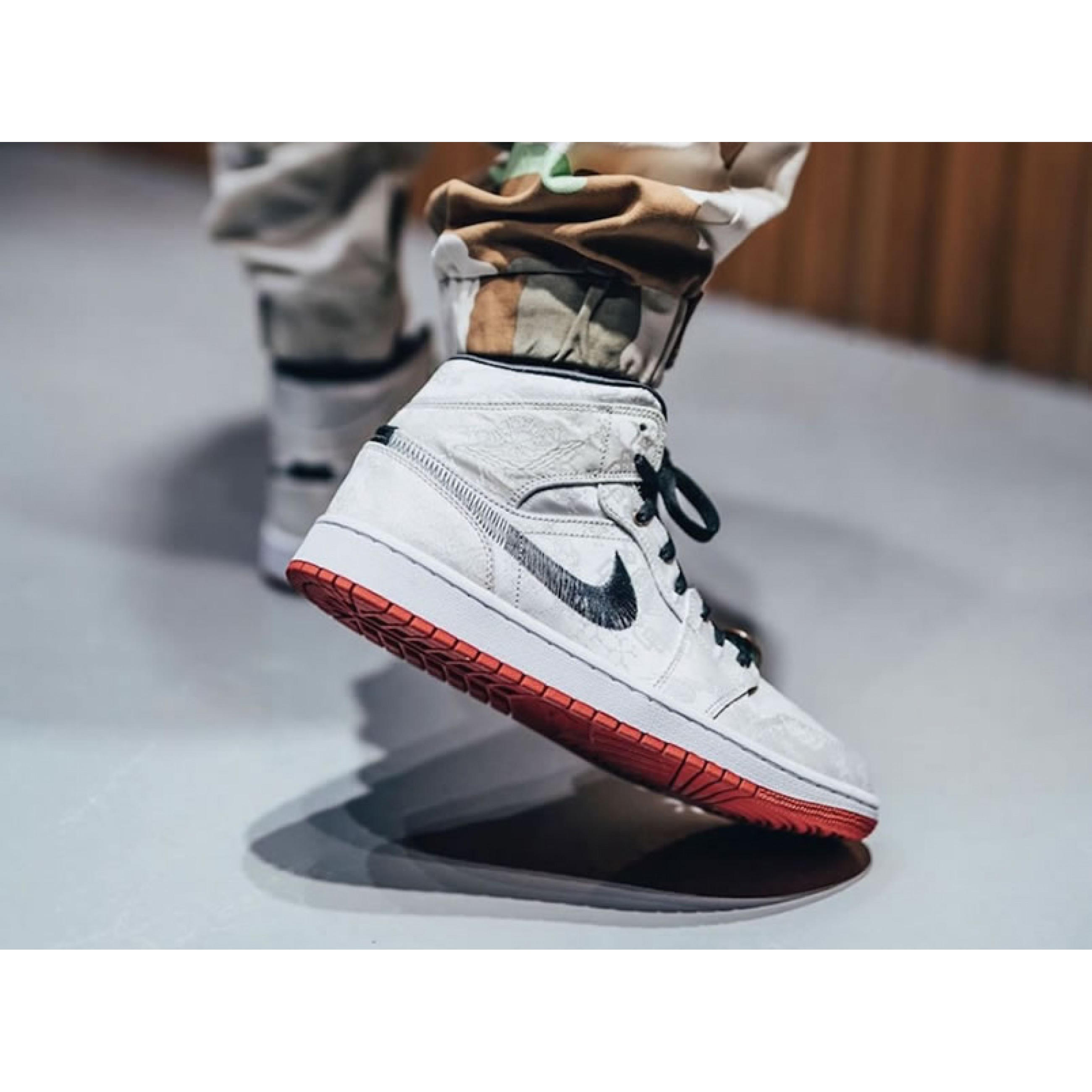 Clot Edison Chen X Air Jordan 1 Mid "Fearless" 2019 Release Date CU2804-100