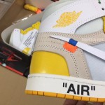 Off-White x Air Jordan 1 "Yellow" Chicago New Release For Sale