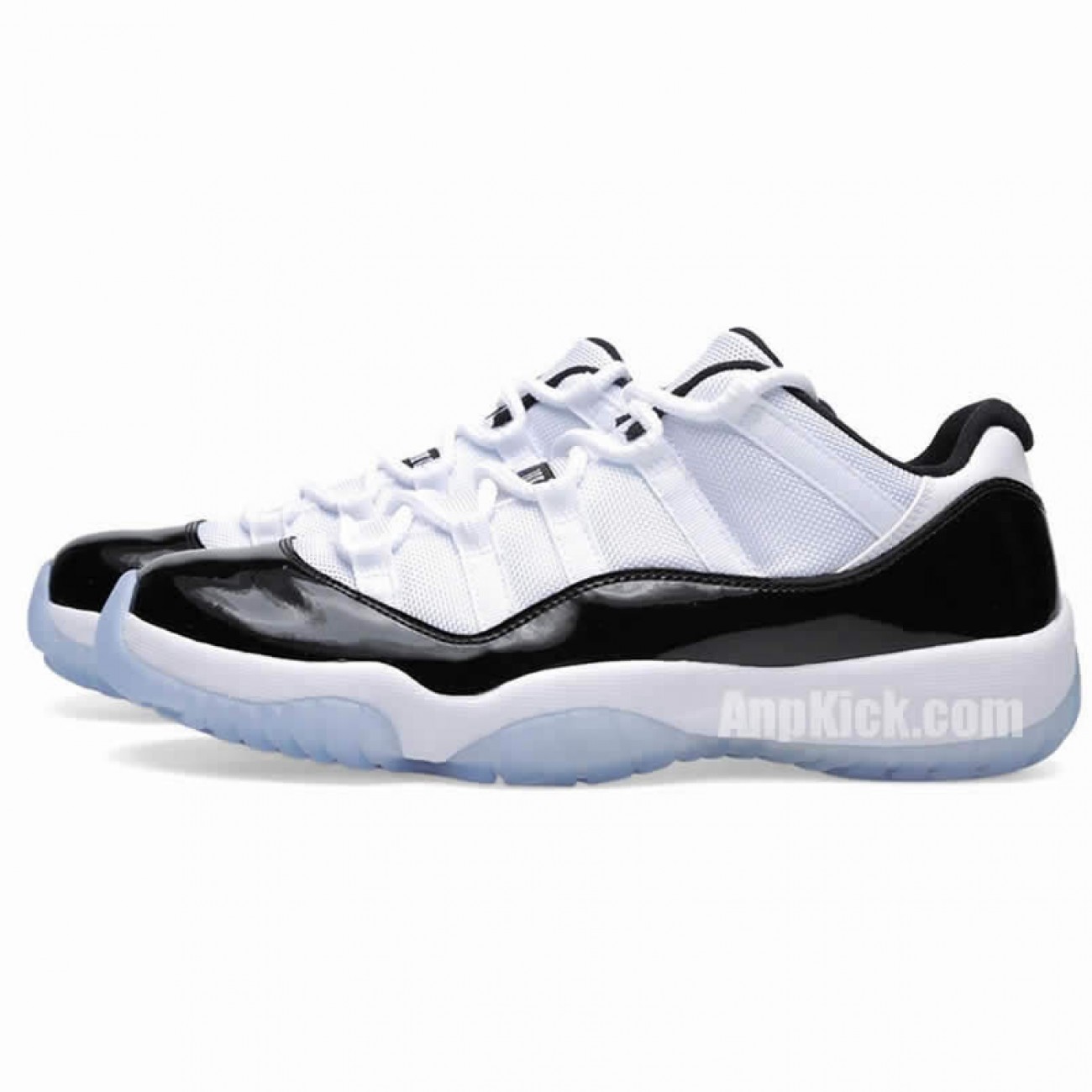 Air Jordan 11 Low Concord Mens & BG (GS) White/Black AJ11 Shoes 528896-153