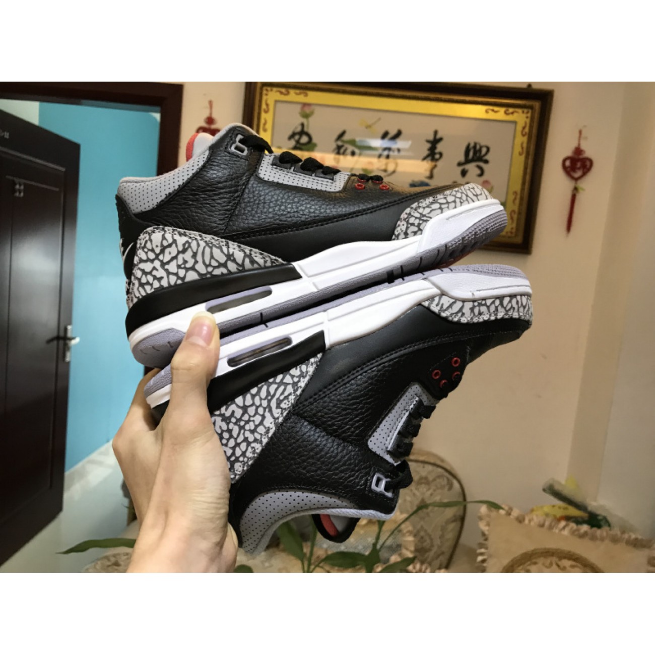 Air Jordan 3 GS "Black Cement" 854261-001