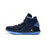 Air Jordan 32 XXXII Deep Blue/Grey/Yellow