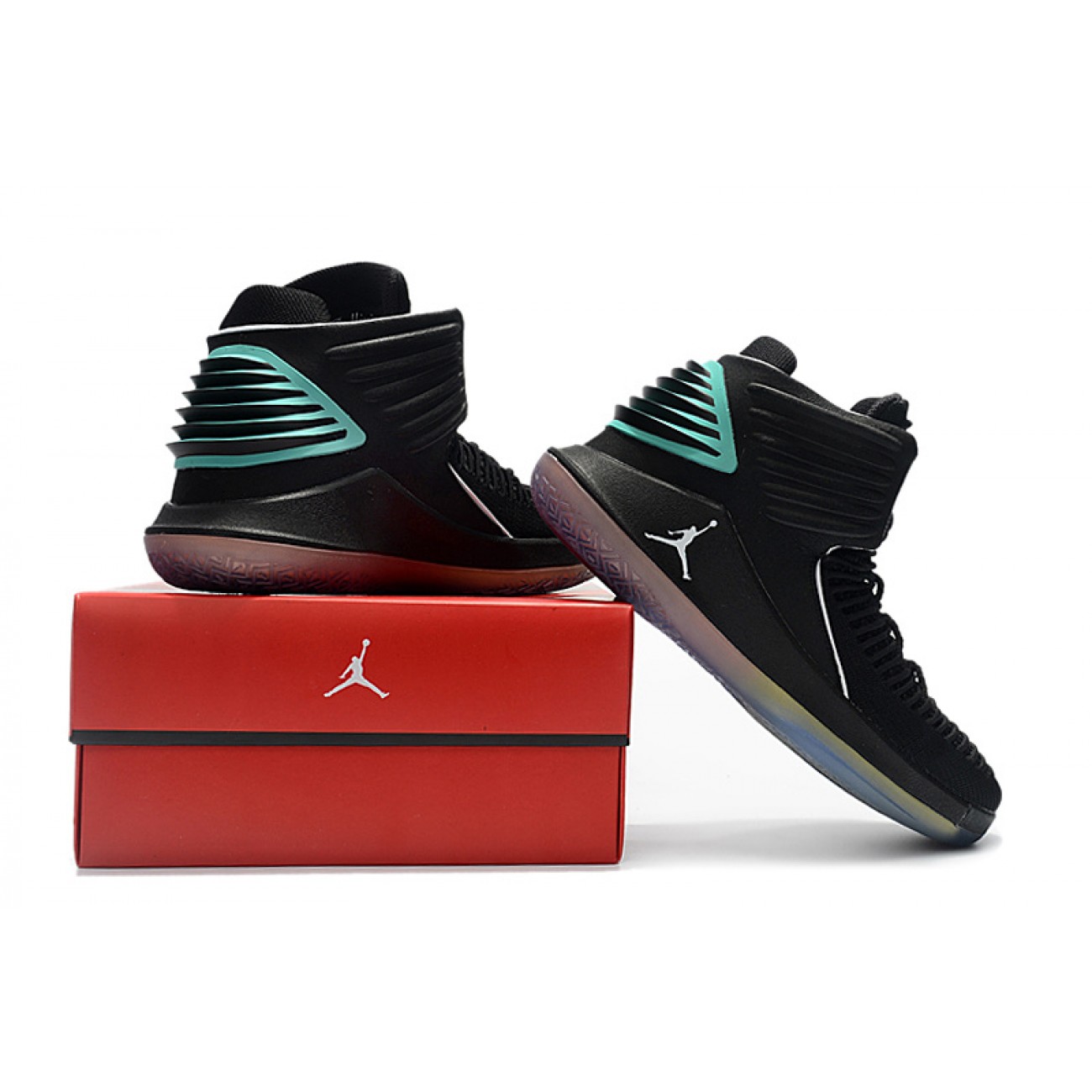 Air Jordan 32 XXXII Black/Jade/Lightblue