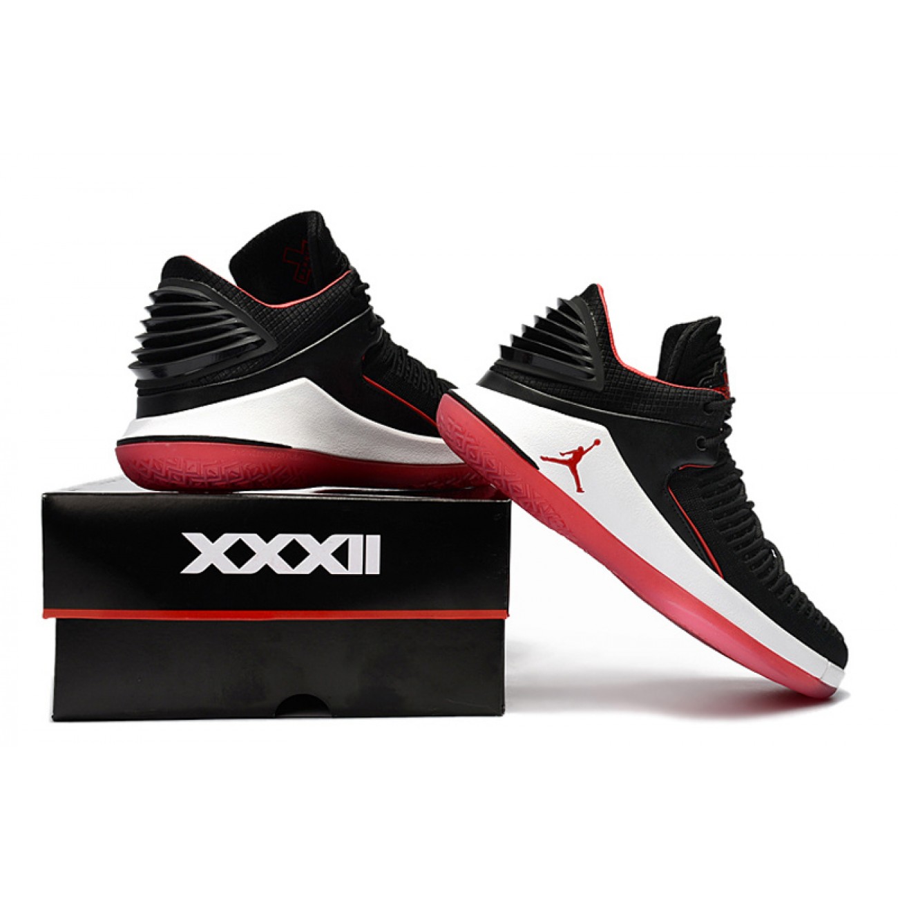 Air Jordan 32 XXXII Low Black/White/Red
