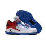 Air Jordan 32 XXXII Low White/Blue/Red