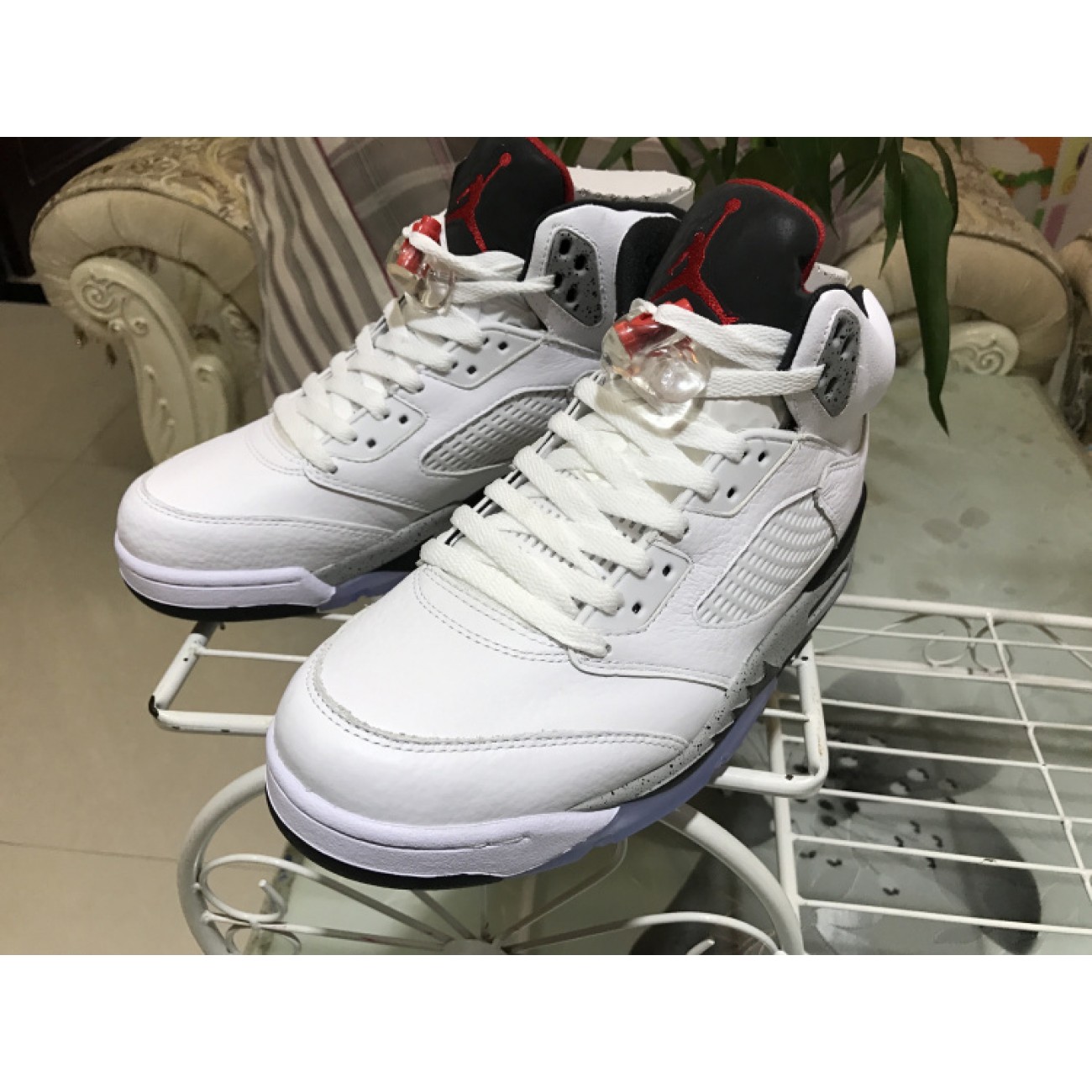 Air Jordan 5 "White Cement" 136027-104
