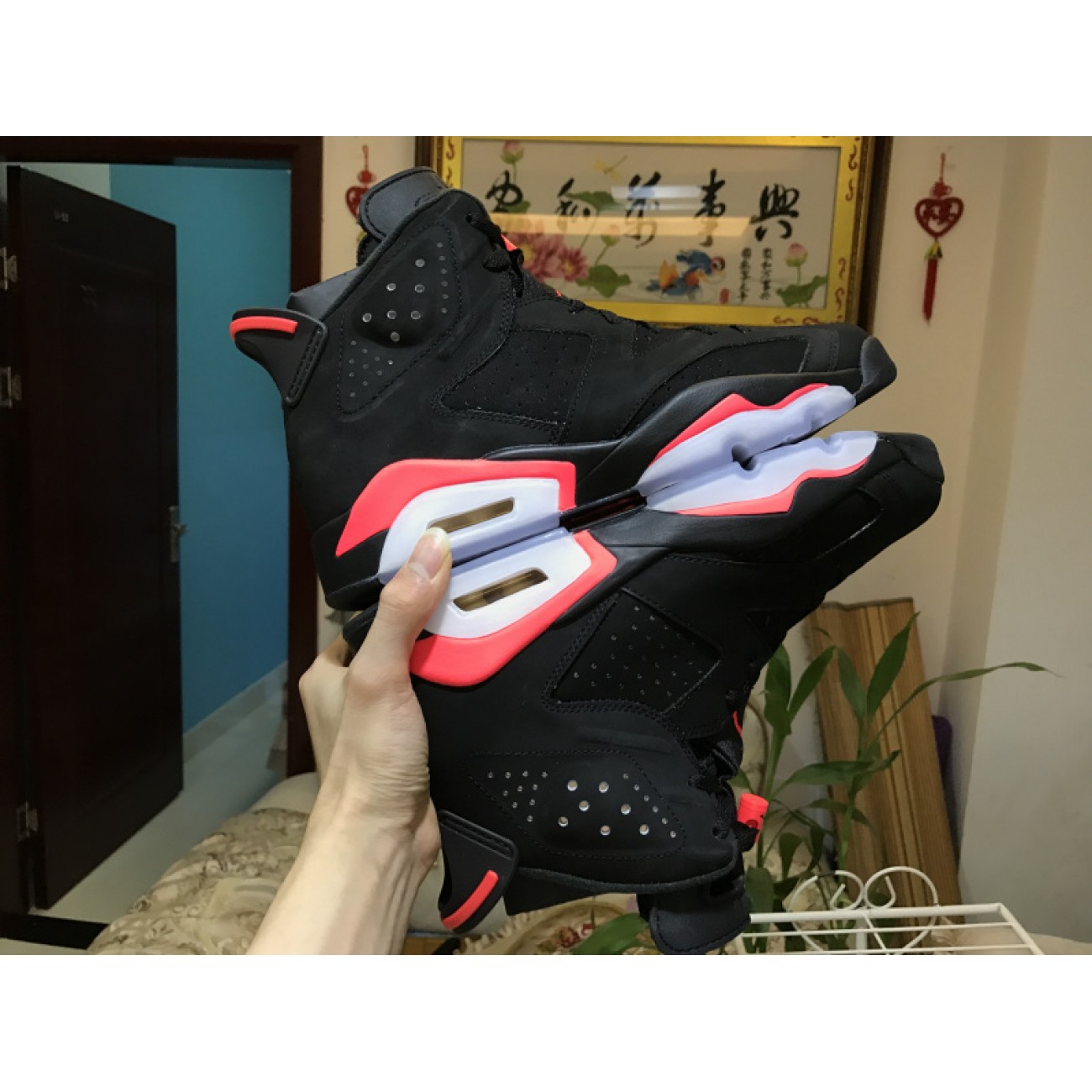 Air Jordan 6 Black Infrared 624041-006