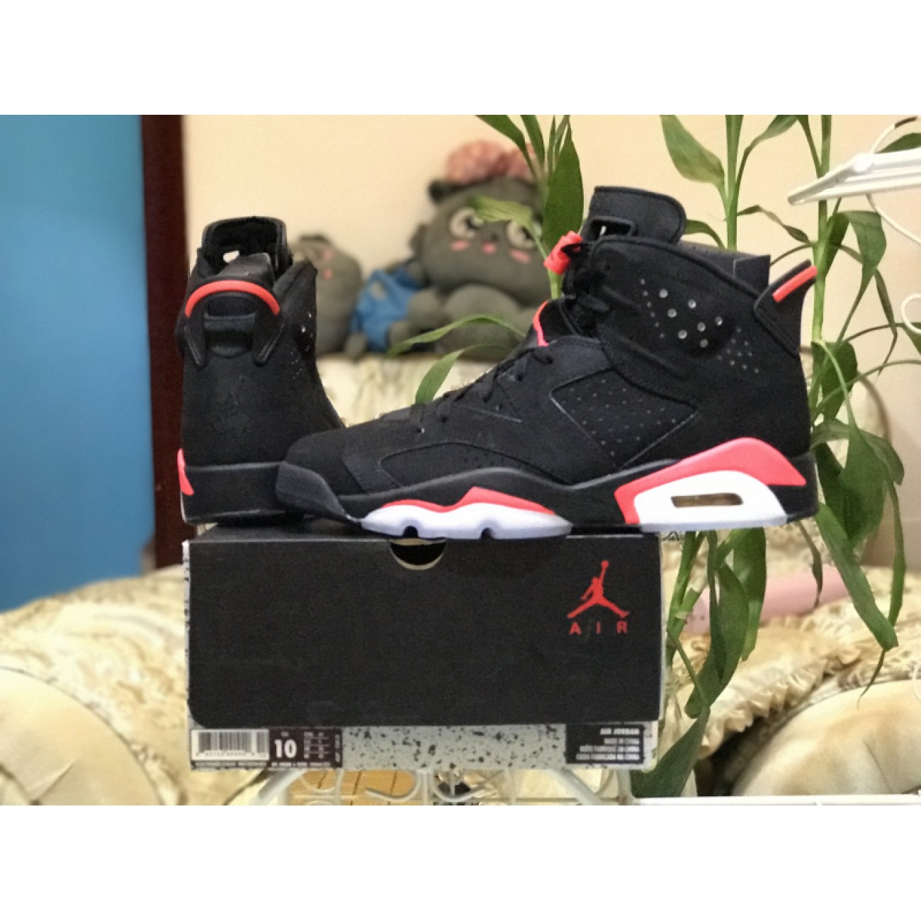 Air Jordan 6 Black Infrared 624041-006