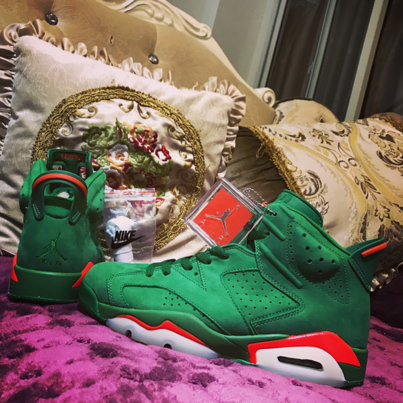 Air Jordan 6 Gatorade Green Suede AJ5986-335