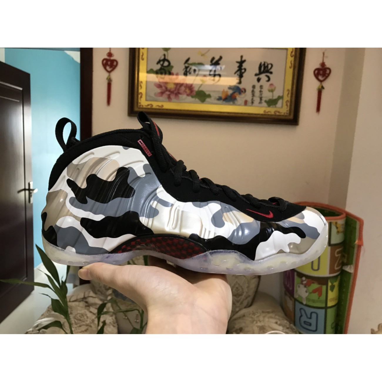 Nike Air Foamposite One PRM "Fighter Jet" 575420-001