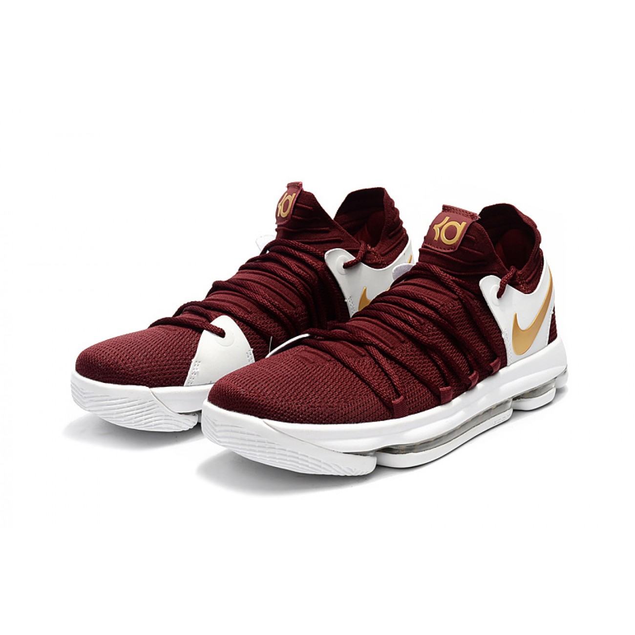 Kevin Durant KD10 Wine Red/Gold/White